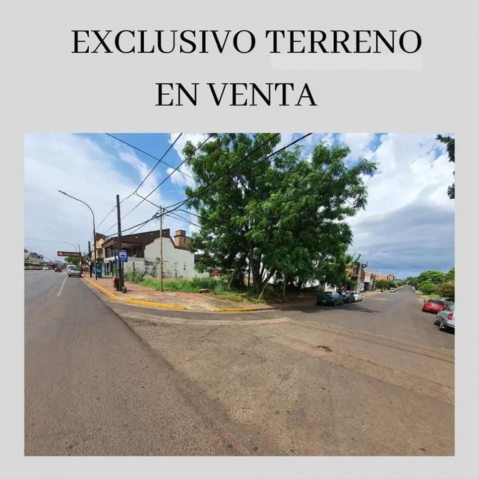 TERRENO EN VENTA SOBRE AV URUGUAY