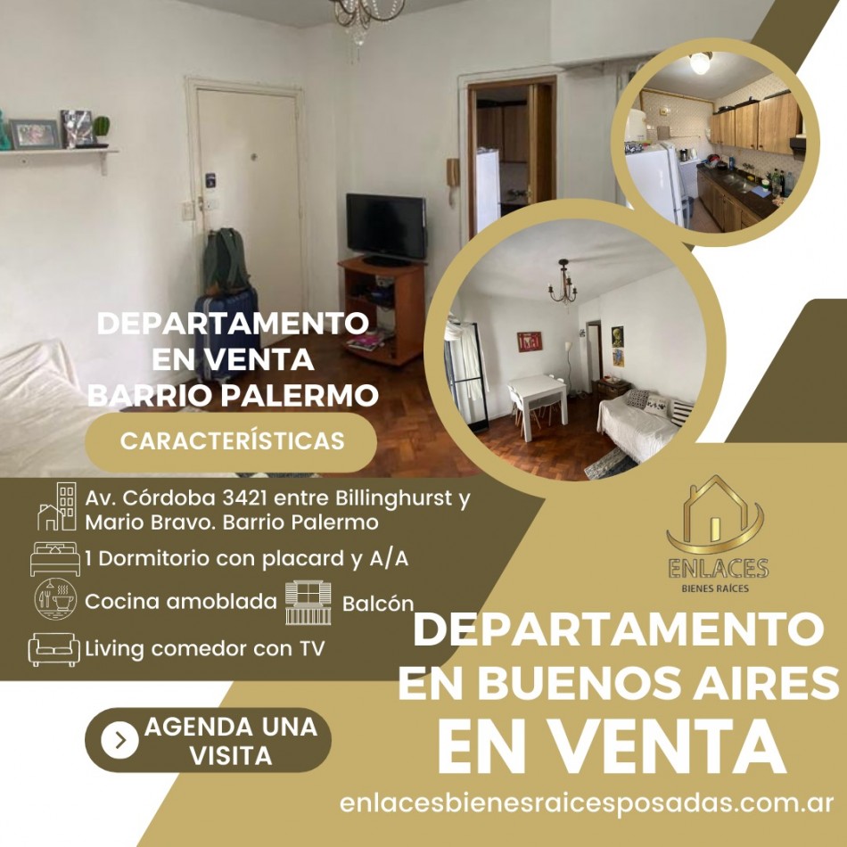 Departamento de 1 dormitorio en Capital Federal