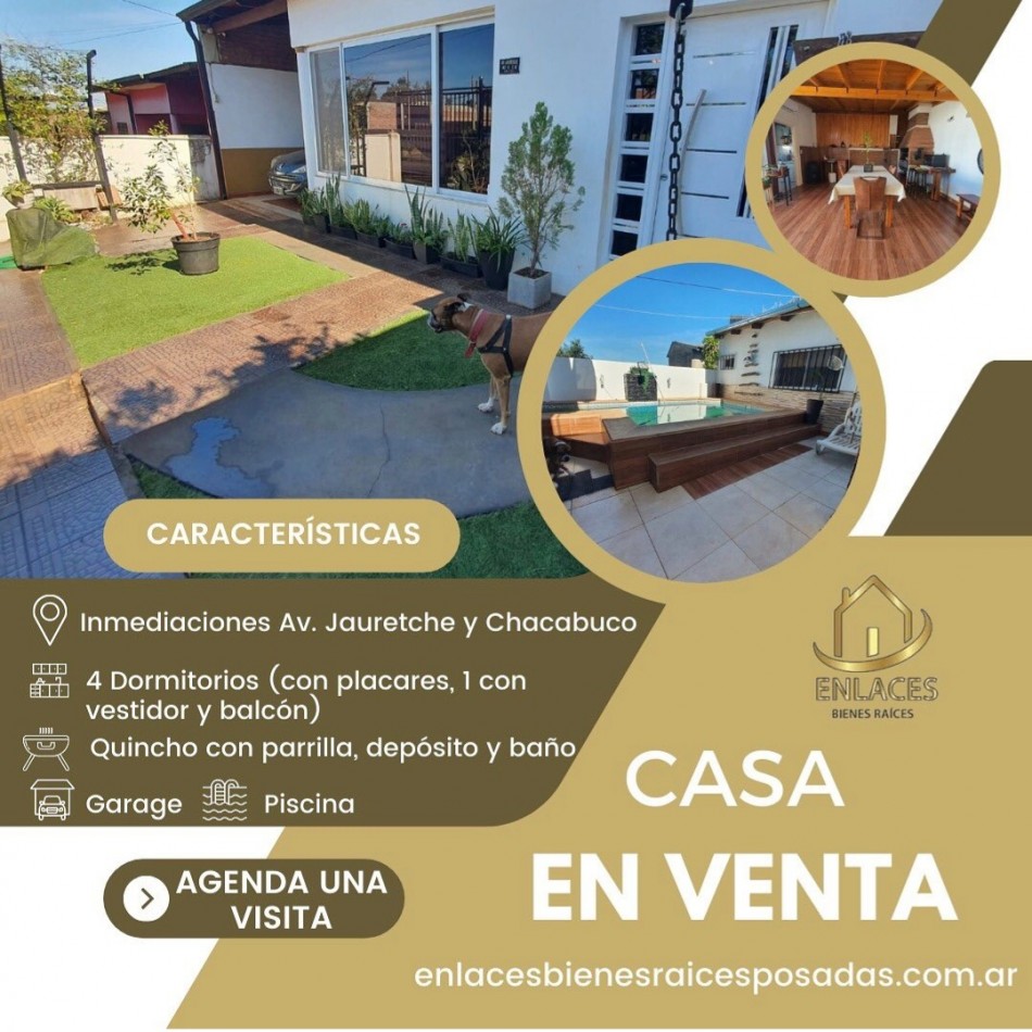 Casa en venta de 4 dormitorios 