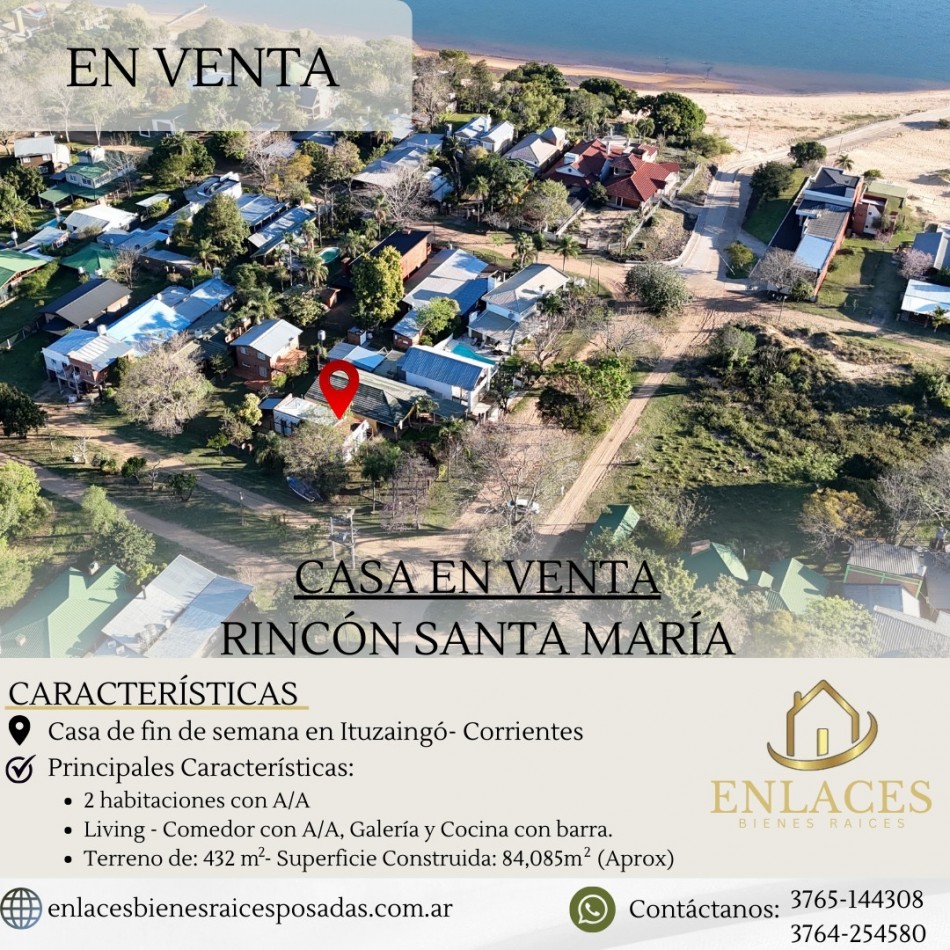 Casa en venta en Rincon Santa Maria 