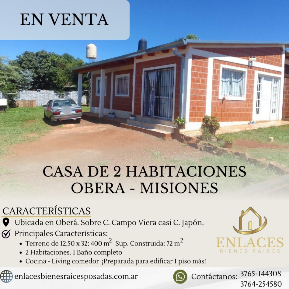Casa en venta en Obera, Misiones