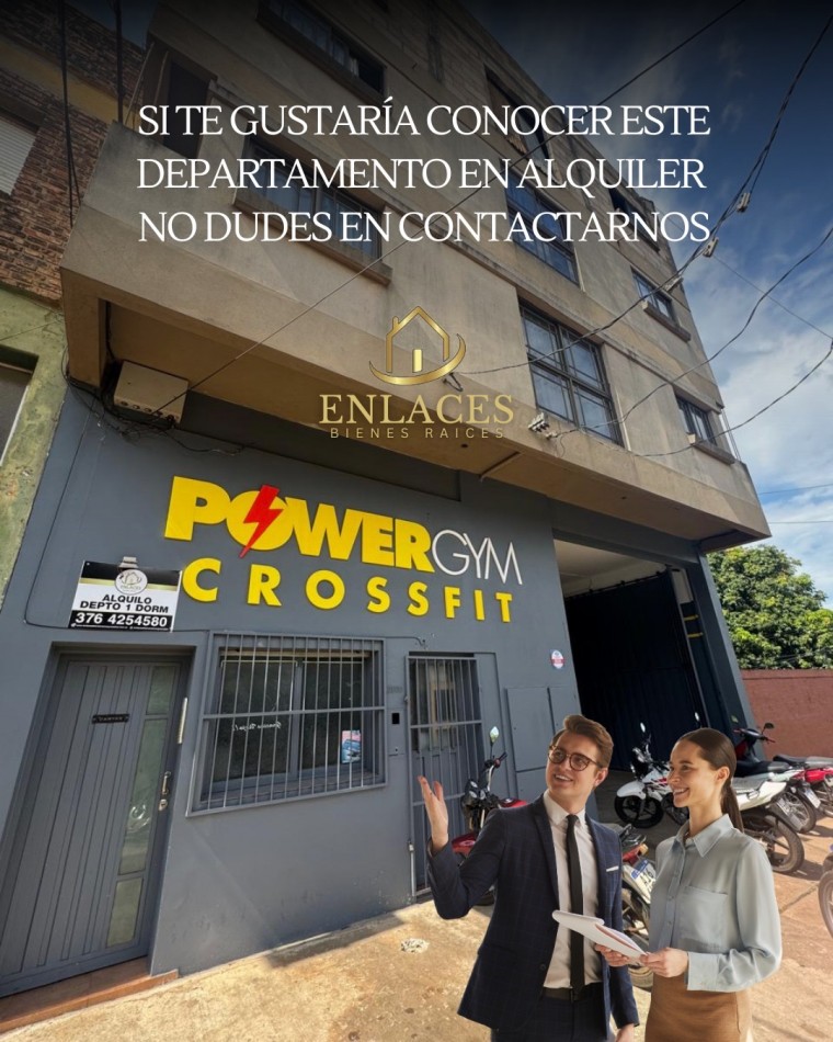 Departamento de 1 dormitorio en alquiler